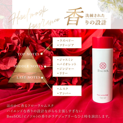 B no SOL ビノソル BnoSOL_13_ナノモイスチャー化粧水_香りの設計