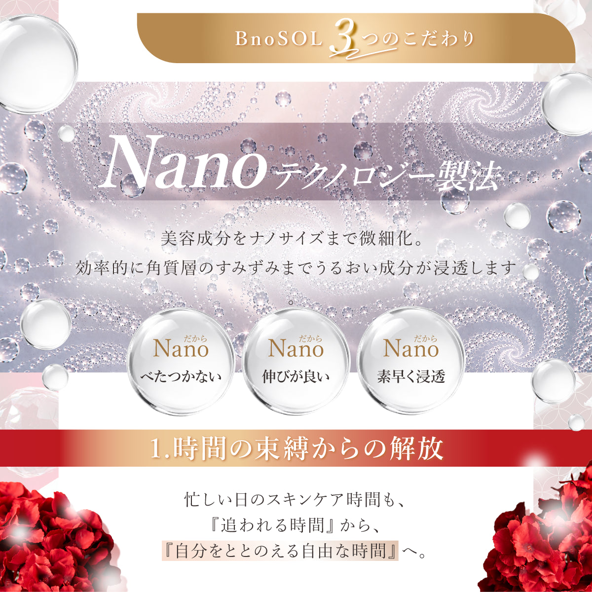 B no SOL ビノソル BnoSOL_5_Nanoテクノロジー製法