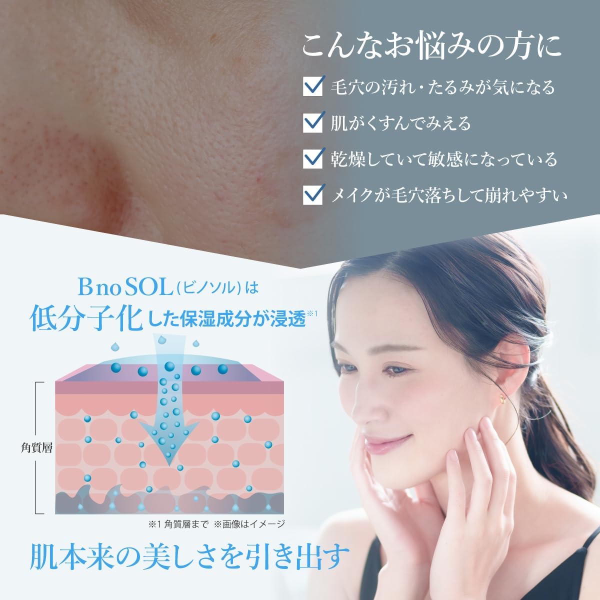 BnoSOL ナノクリアＷクレンジングジェル